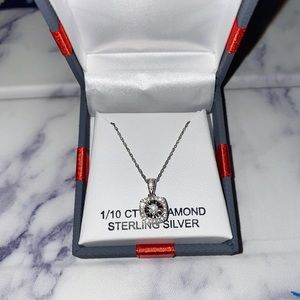 GENUINE 1/10 CTTW DIAMOND NECKLACE